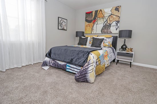 The Marq Apartments Clubhouse Model Bedroom1